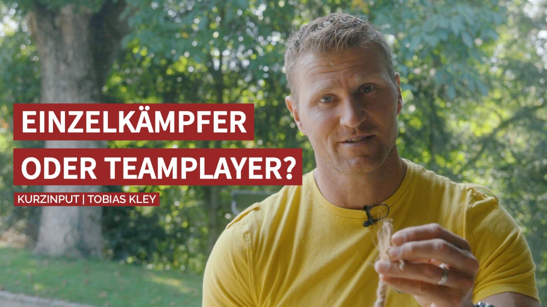 Einzelkämpfer oder Teamplayer